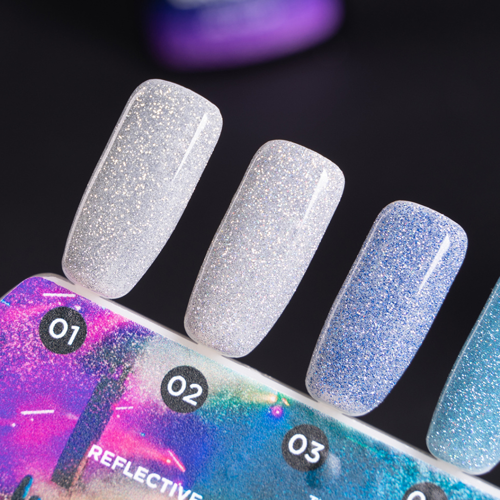 Гель-лак со светоотражающими частицами TNL Professional Shine Bright