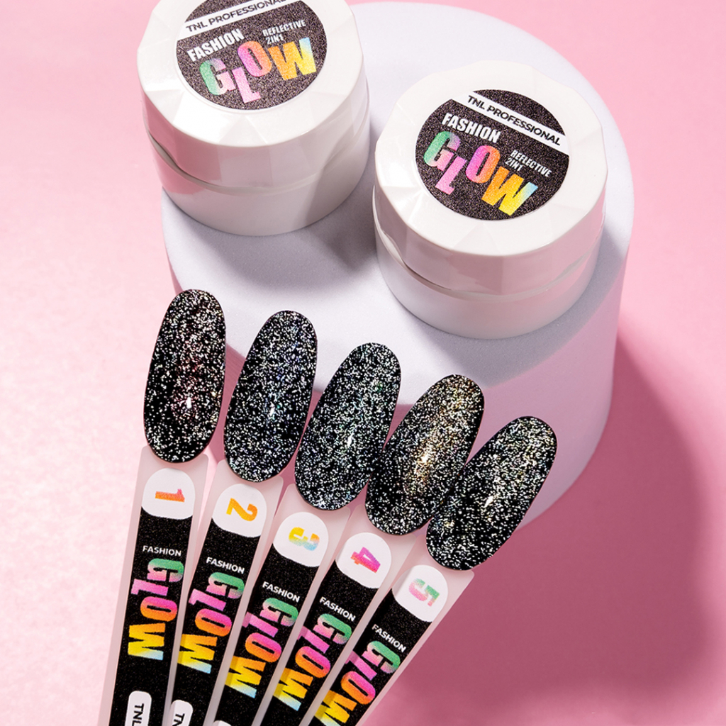 Светоотражающие гели для дизайна ногтей TNL Fashion Glow.jpg Светоотражающие гели для дизайна ногтей TNL Fashion Glow.jpg