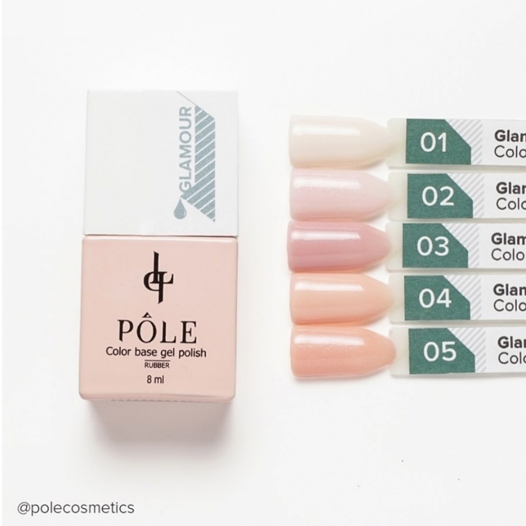 Гель-лаки Pole - коллекция камуфлирующих шиммерных баз Color Base Glamour.jpg Гель-лаки Pole - коллекция камуфлирующих шиммерных баз Color Base Glamour.jpg