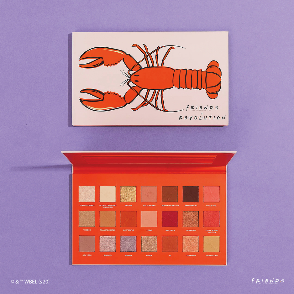 Палетка теней для век Makeup Revolution Friends He's Her Lobster