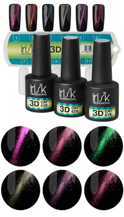 Гель-лак 3D Cat Eye Irisk Гель-лак 3D Cat Eye Irisk