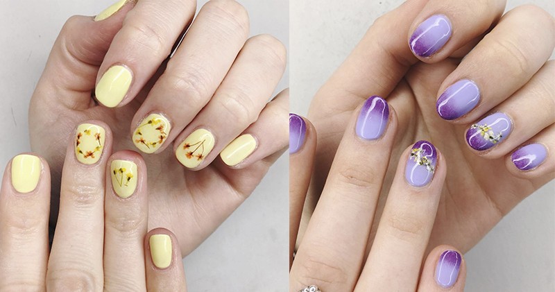 цветочный принт маникюр цветочный принт nail-арт
