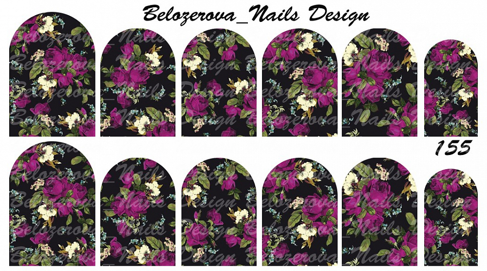 Слайдер-дизайн Belozerova Nails Design на прозрачной пленке (155)