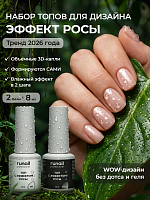 Runail, набор топов с эффектом росы, 2 х 8 мл