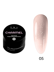 TNL, Charmel - жесткий гель для наращивания с шиммером №05, 15 мл