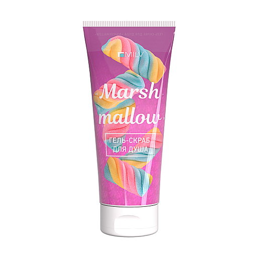 Milv, гель-скраб для душа "MARSHMALLOW", 200 мл