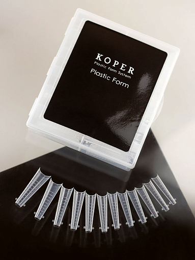 Обратные многоразовые формы для наращивания ногтей "Арочная балерина" (40614), 120 шт