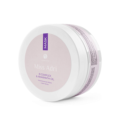 

Adricoco, Miss Adri B complex & amaranth oil - маска для объема волос, 200 мл