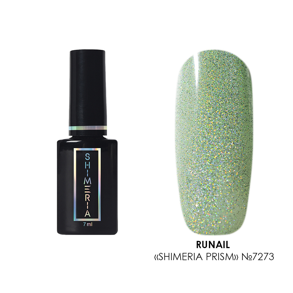 RuNail, Shimeria Prism - светоотражающий магнитный гель-лак №7273, 7 мл