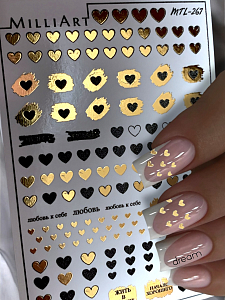 Anna Tkacheva, слайдер-дизайн MilliArt металлик MTL-267