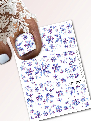 Anna Tkacheva, мини наклейки пленки для педикюра LIT-012 Anna Tkacheva, мини наклейки пленки для педикюра LIT-012