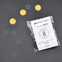 Atis, сменные файлы для педикюрного диска Juvipod D14 (Black, 80 грит), 60 шт