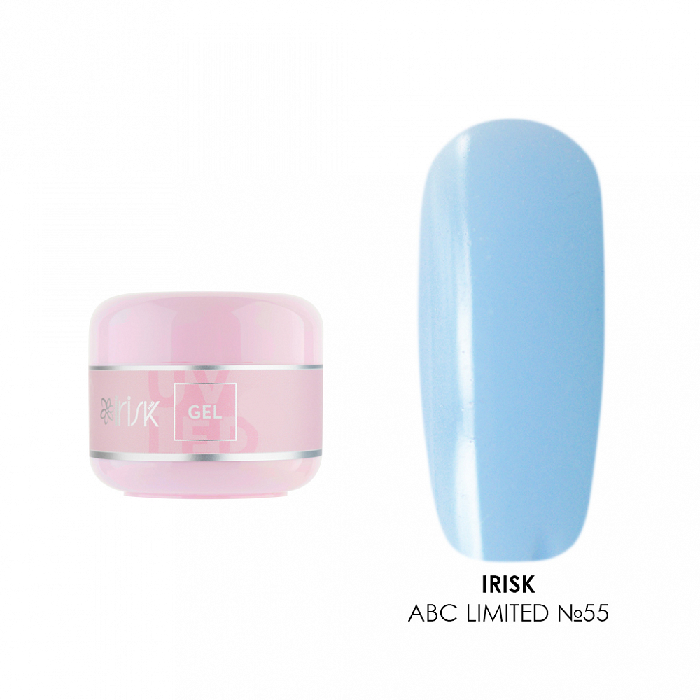 Irisk, ABC Limited collection - гель камуфлирующий №55 (Pastel Blue), 15 мл