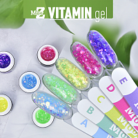 Mooz, Vitamin Gel - гель для дизайна "D", 5 мл