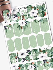 Anna Tkacheva, наклейки пленки для дизайна ногтей N-101