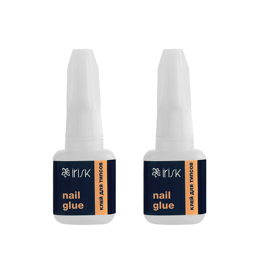 Irisk, набор клей для ногтей с кисточкой (2 шт по 10 гр)