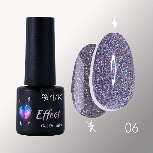 Irisk, Effect Gel Polish Reflective - светоотражающий гель-лак с эффектом №06, 5 мл