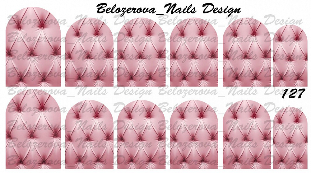 Слайдер-дизайн Belozerova Nails Design на белой пленке (127)