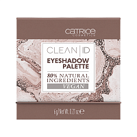 Catrice, Clean Id Eyeshadow Palette - тени для век (010 Clean Transparency)