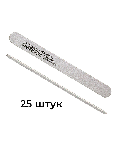 SunShine, пилка ZEBRA деревянная тонкая W29ZB (100/180), 25 шт