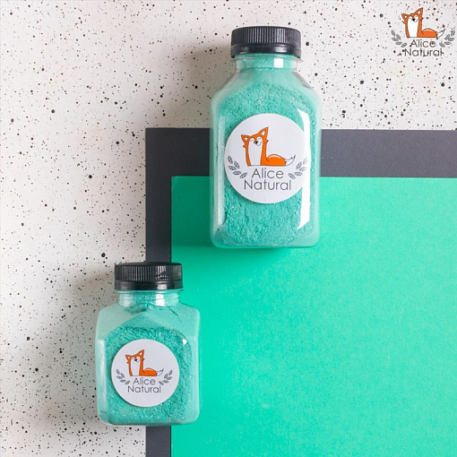 УЦЕНКА, Alice natural, бомба-шиммер большая "Взрывная Мята"