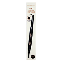 Makeup Revolution, Duo Brow Pencil - карандаш для бровей (Medium Brown)