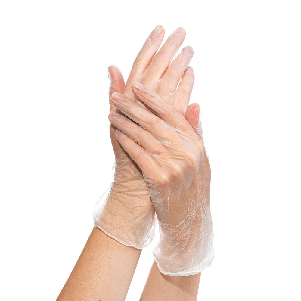 Archdale, перчатки для маникюриста виниловые неопудренные 395S ViniMax (белые, S), 50 пар