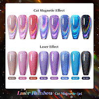 Born Pretty, Laser Rainbow Cat Magnetic Gel - гель-лак магнитный голографический (RC-01), 7 мл