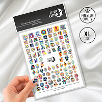 Una Luna, слайдер-дизайн для ногтей Abstractionism (SP602)