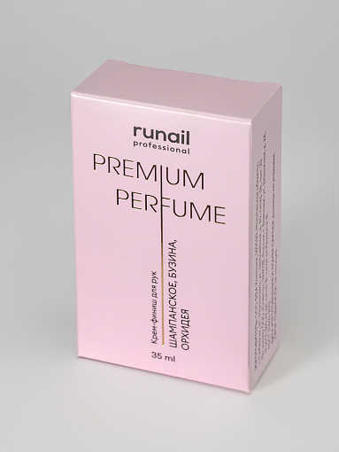 RuNail, парфюмированный крем-финиш для рук с мочевиной 10% (шампанское, бузина, орхидея), 35 мл