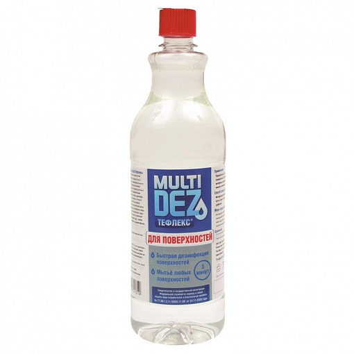МультиДез, Тефлекс для дезинфекции и мытья поверхностей (пробка), 1 л