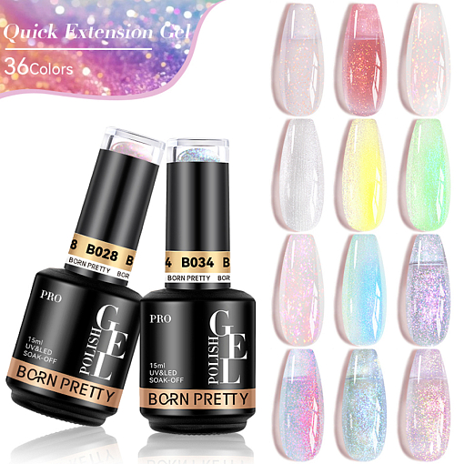 Born Pretty, Quick Extension Gel - гель для скоростного наращивания B032, 15 мл