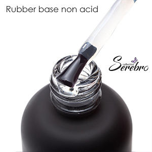 Serebro, Rubber base non acid - бескислотная каучуковая база для гель-лака, 20 мл