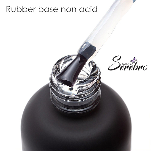 Serebro, Rubber base non acid - бескислотная каучуковая база для гель-лака, 20 мл