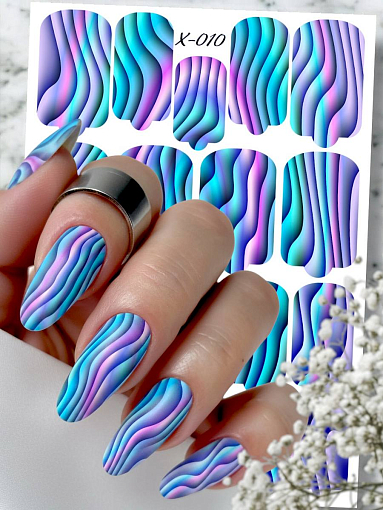 Anna Tkacheva, мини наклейки пленки для маникюра X-010