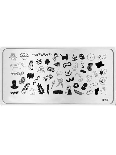 Пластина для стемпинга №229