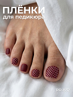 Anna Tkacheva, наклейки пленки для педикюра PR-832