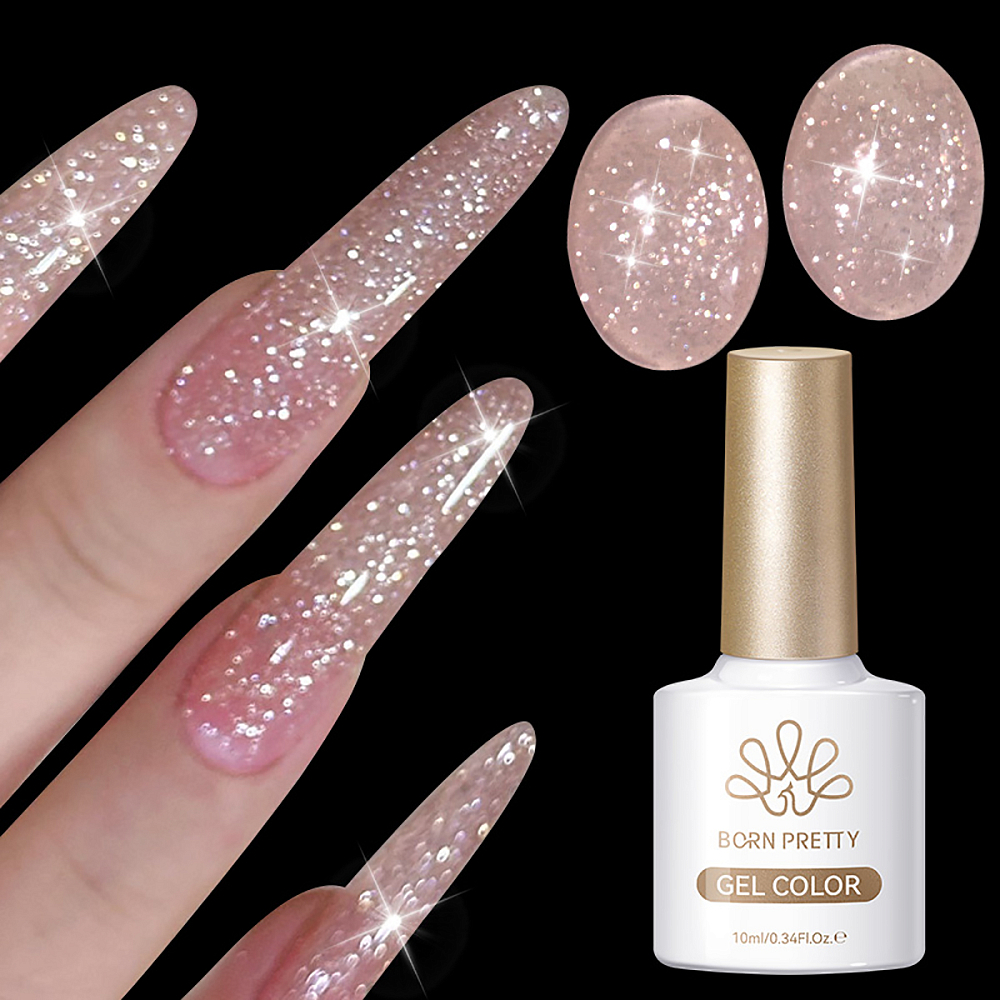 Born Pretty, Reflective Glitter Gel Polish - гель-лак светоотражающий SZ52, 10 мл