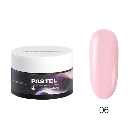 TNL, Pastel - жесткий гель для наращивания HEMA-Free, №06, 30 мл