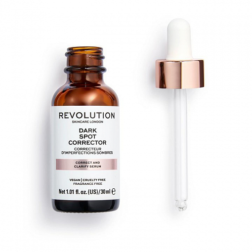 Revolution Skincare, Dark Spot Corrector - сыворотка корректирующая очищающая