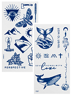 Irisk, набор №11 INK TATOO - тату реалистичная долговременная для тела, 2 шт