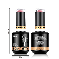 Born Pretty, Quick Extension Gel - базовое каучуковое покрытие RB32, 15 мл