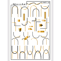 Anna Tkacheva, слайдер-дизайн MilliArt металлик MTL-216