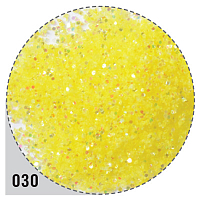 Irisk, песок (С) в стеклянном флаконе (030-желтый), 10 г