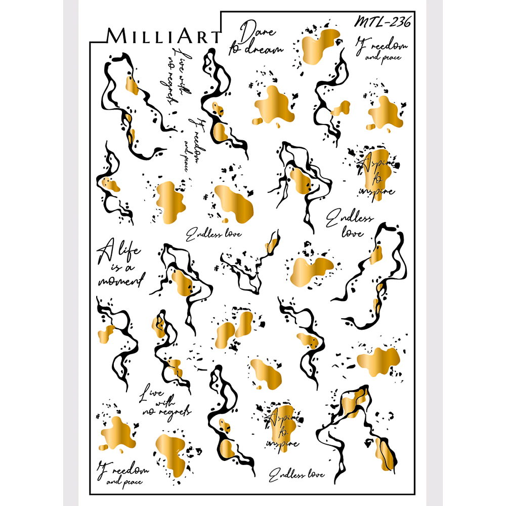 Anna Tkacheva, слайдер-дизайн MilliArt металлик MTL-236 Anna Tkacheva, слайдер-дизайн MilliArt металлик MTL-236