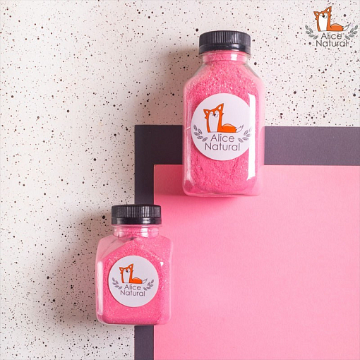 УЦЕНКА, Alice natural, бомба-шиммер большая "Взрывной Персик"