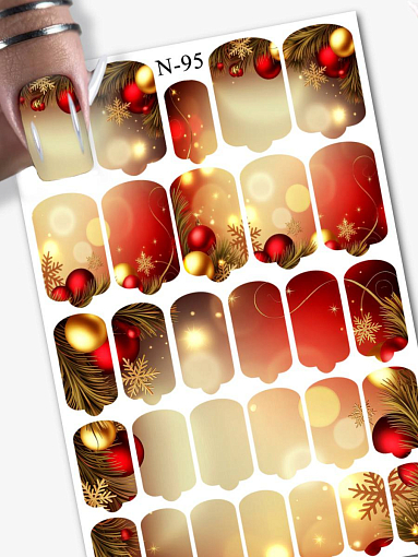 Anna Tkacheva, наклейки пленки для дизайна ногтей N-095