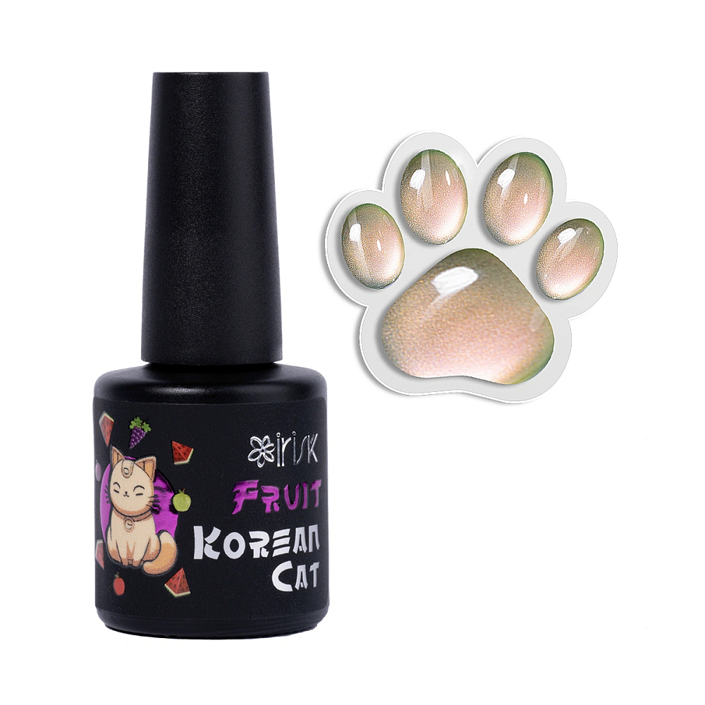 Irisk, Korean Cat - магнитный гель-лак "кошачий глаз" №22 (Гуава), 10 мл Irisk, Korean Cat - магнитный гель-лак "кошачий глаз" №22 (Гуава), 10 мл
