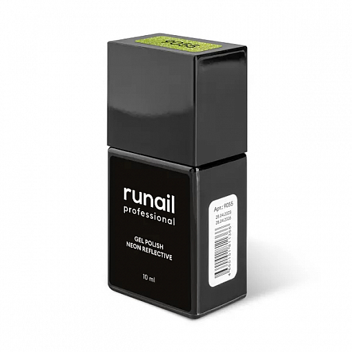 RuNail, гель-лак неоновый светоотражающий №9055, 10 мл