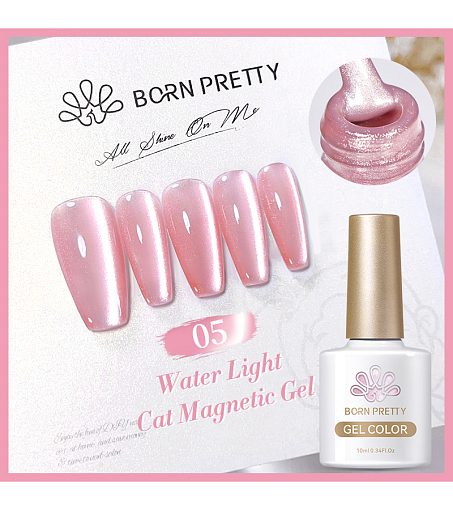 Born Pretty, Water Light Cat Magnetic Gel- магнитный гель-лак кошачий глаз WL-05, 10 мл